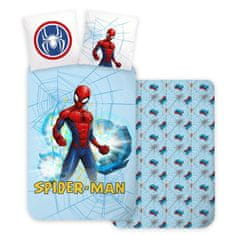 BrandMac Prikrývka na posteľ Spiderman Light Blue 140×200cm, 70×90 cm