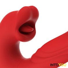 INTOYOU INTOYOU Mouty (Red), vibrátor na stimuláciu bodu G a ústnej dutiny