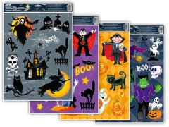 MFP Okenná fólia halloween gliter HA001