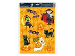 MFP Okenná fólia halloween gliter HA001