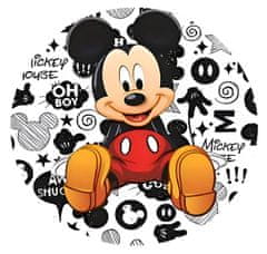 EXCELLENT Okrúhly koberec Disney 120cm - Mickey mouse