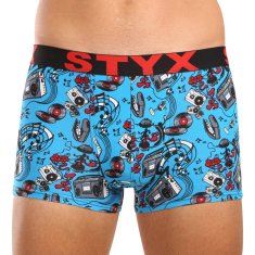 Styx Pánske boxerky art športová guma hudba (G1558) - veľkosť XL