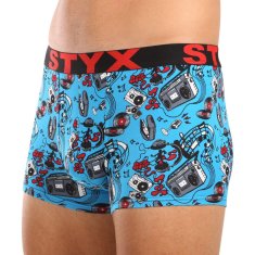 Styx Pánske boxerky art športová guma hudba (G1558) - veľkosť XL