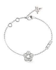 Guess Slušivý oceľový náramok s kvetinou Shining Winter JUBB04468JWRH (Dĺžka 14,5 cm)