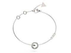 Guess Slušivý oceľový náramok so zirkónmi Tiny Dancer JUBB04656JWRH (Dĺžka 14,5 cm)