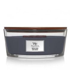 Woodwick Vonná sviečka loď Indigo Suede 453,6 g