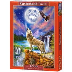 WOWO Puzzle 1500 dielikov Vlčia noc 68 x 47 cm CASTORLAND