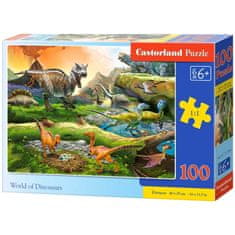 WOWO Puzzle 100 dielikov Svet dinosaurov 6+ CASTORLAND