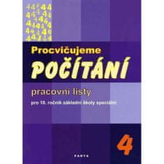 Precvičujeme počítanie 4 - Pracovné listy pre 10. ročník ZŠ špeciálne