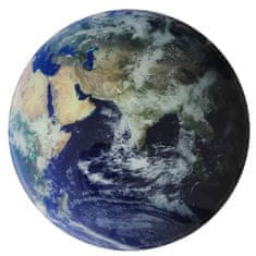 WOWO Nástenné hodiny Planet Earth s LED displejom 32 cm modré