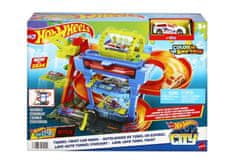 Mattel Hot Wheels City color shifters autoumývačka s otočným tunelom HTN80