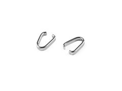 Šlupna z nerezovej ocele 2x10 mm - (3 mm) platina (10 ks)