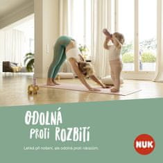 NUK Fľaša Mini-Me Flip - ružová 450ml, 12m +