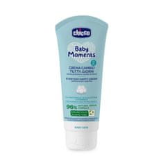 Chicco Krém na detský zadoček Baby Moments bez parfumu na každý deň 100ml, 0m+