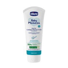 Chicco Krém na detský zadoček Baby Moments bez parfumu s 99% prírodných zložiek 100ml, 0m+