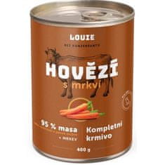 Konzerva LOUIE hovädzie s mrkvou 400g