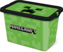 Stor BOX ÚLOŽNÝ S VEKOM MINECRAFT 7L, PLAST