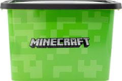 Stor BOX ÚLOŽNÝ S VEKOM MINECRAFT 7L, PLAST