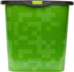 Stor BOX ÚLOŽNÝ S VEKOM MINECRAFT 23L, PLAST