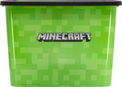 Stor BOX ÚLOŽNÝ S VEKOM MINECRAFT 23L, PLAST