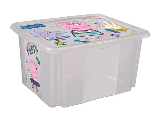 keeeper Box úložný PRASIATKO PEPPA 38x29, 5x20, 5cm, 15l, s vekom plastový