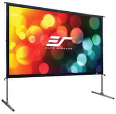 ELITE SCREENS plátno mobilný outdoor statív 110&quot; (279,4cm)/ 16:9/ 137,2×243,8cm/ hliníkový rám/ gain 1.1/ CineWhite