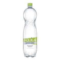 Voda Aquila aqualinea jemne perlivá, 6x 1,5 l