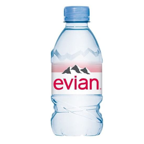 Minerálna voda Evian neperlivá, 24x 0,33 l