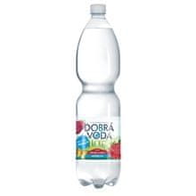 Min. voda Dobrá voda-jahoda a malina, nep., 6x1, 5l