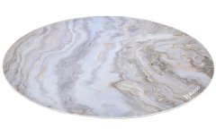 Arozzi Zona Floorpad White Marble/ ochranná podložka na podlahu/ guľatá 121 cm priemer/ design biely mramor