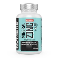 Nutrend Tablety Mineral Zinc 100% Chelate 100 kapsúl