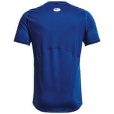 Under Armour Tričko výcvik tmavomodrá XL Heatgear Armour Fitted Short Sleeve