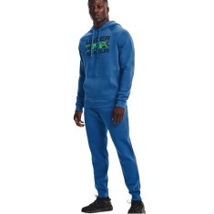 Under Armour Mikina modrá 183 - 187 cm/L Rival Fleece Signature Hoodie