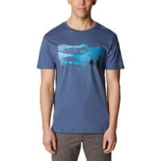 COLUMBIA Tričko tmavomodrá XL Path Lake II Graphic Tee