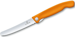 Victorinox 6.7836.F9B Swiss Classic kuchynský zatvárací nôž 11 cm, oranžová