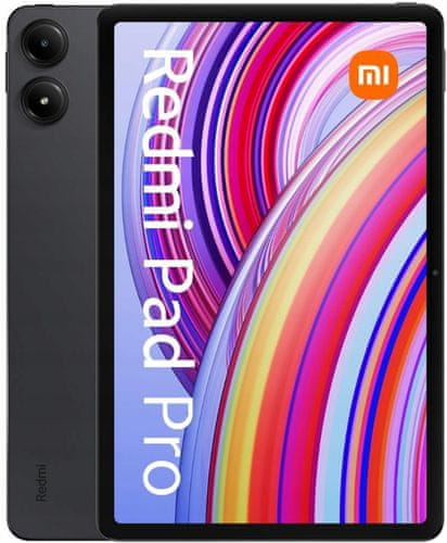 Tablet Xiaomi Redmi Pad Pro, Wi-Fi, velký displej, osmijádrový procesor, dotykové pero stylus S Pen, velká kapacita baterie, dlouhá výdrž, Dolby Atmos Dolby Vision HDR10 120Hz obnovovací frekvence, repro Dolby Vision silný výkon vysoce výkonný tablet Qualcomm Snapdragon s 8GB RAM fotoaparát 8Mpx hloubková kamera výkonná baterie tenký design Low Blue Light 33W rychlonabíjení silná baterie výkonný tablet gaming práce klávesnice podpora dotykového pera velkokapacitní baterie velký displej prémiový tablet výkonný tablet gorilla glass