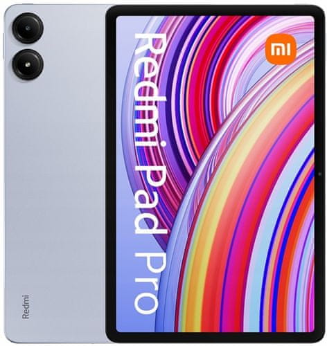 Tablet Xiaomi Redmi Pad Pro, Wi-Fi, velký displej, osmijádrový procesor, dotykové pero stylus S Pen, velká kapacita baterie, dlouhá výdrž, Dolby Atmos Dolby Vision HDR10 120Hz obnovovací frekvence, repro Dolby Vision silný výkon vysoce výkonný tablet Qualcomm Snapdragon s 8GB RAM fotoaparát 8Mpx hloubková kamera výkonná baterie tenký design Low Blue Light 33W rychlonabíjení silná baterie výkonný tablet gaming práce klávesnice podpora dotykového pera velkokapacitní baterie velký displej prémiový tablet výkonný tablet gorilla glass