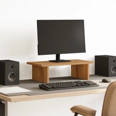 shumee vidaXL Stojan na monitor dub artisian 50x27x15 cm kompozitné drevo