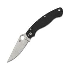 Spyderco C36GP2 Military 2 Reveal 12 vreckový nôž 10,2 cm, Satin, čierna, G10