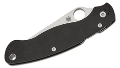 Spyderco C36GPS2 Military 2 Reveal 13 vreckový nôž 10,2 cm, čiastočné zúbkovanie, Satin, čierna, G10