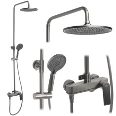 REA REA Avalon sprchový set, Titanium REA-P2401 - Rea