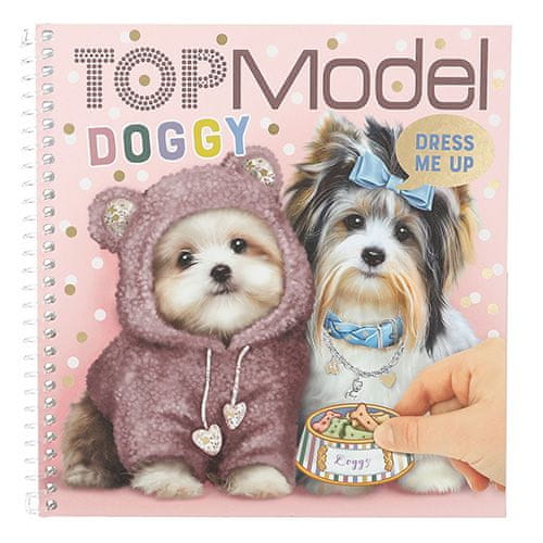 Top Model Blok so samolepkami , Doggy, Dress Me Up