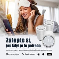 Immax NEO SMART Termostatická hlavica Zigbee, TUYA