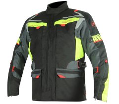 NAZRAN Bunda na moto Moritz 2.0 black/grey/fluo vel. M