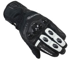 NAZRAN Rukavice na moto Circuit Air 2.0 black/white vel. XL