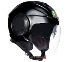 AGV Helma na moto ORBYT E2205 SOLID MATT BLACK vel. S