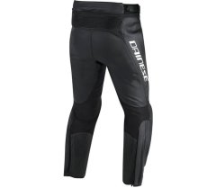 Dainese Nohavice na moto MISANO LEATHER BLACK/BLACK/ANTHRACITE veľ. 52