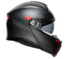 AGV Helma na moto TOURMODULAR MULTI MPLK FREQUENCY MATT GUNMETAL/RED vel. M