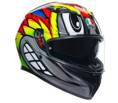 AGV Helma na moto 2118381001 012 K3 E2206 MPLK BIRDY 2.0 GREY/YELLOW/RED vel. XS