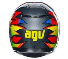 AGV Helma na moto 2118381001 012 K3 E2206 MPLK BIRDY 2.0 GREY/YELLOW/RED vel. XS